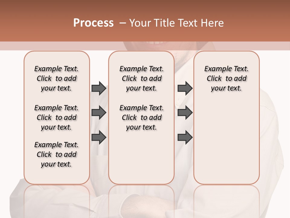 A Man In A Hat Is Standing With His Arms Crossed PowerPoint Template