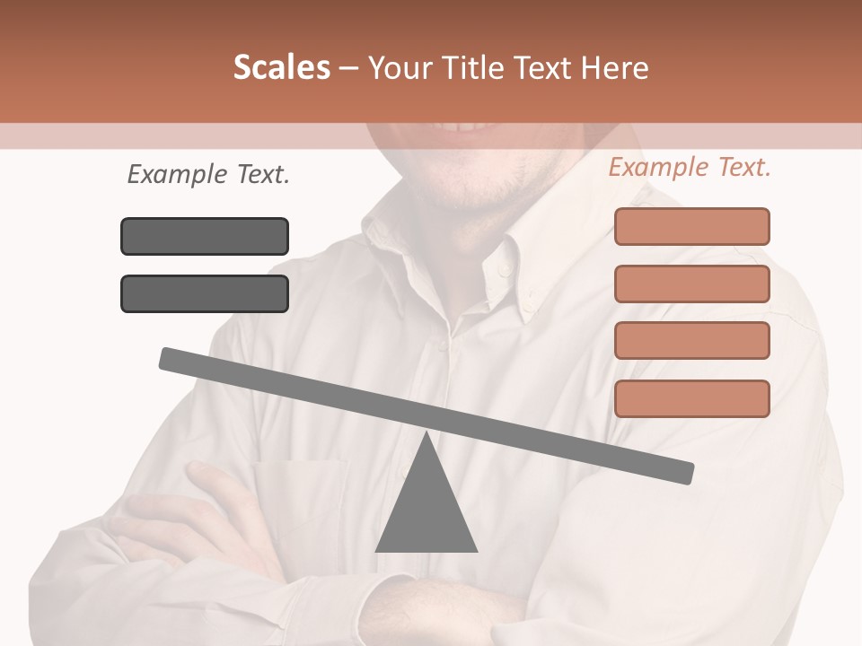 A Man In A Hat Is Standing With His Arms Crossed PowerPoint Template