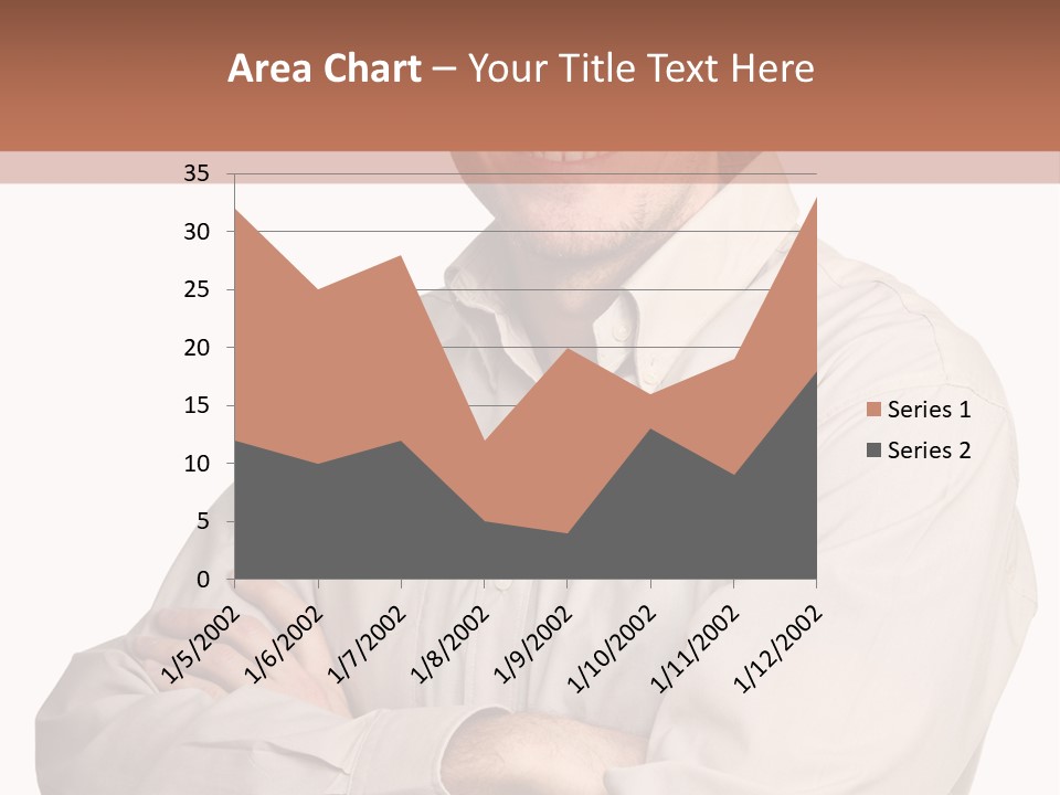 A Man In A Hat Is Standing With His Arms Crossed PowerPoint Template