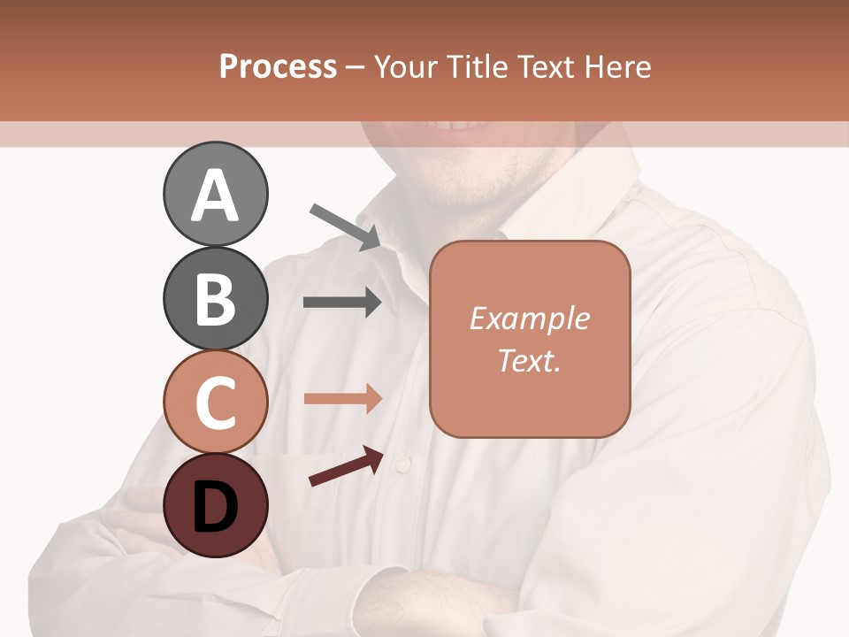 A Man In A Hat Is Standing With His Arms Crossed PowerPoint Template