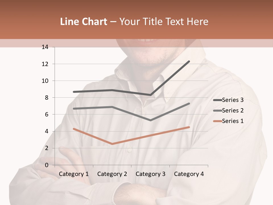A Man In A Hat Is Standing With His Arms Crossed PowerPoint Template