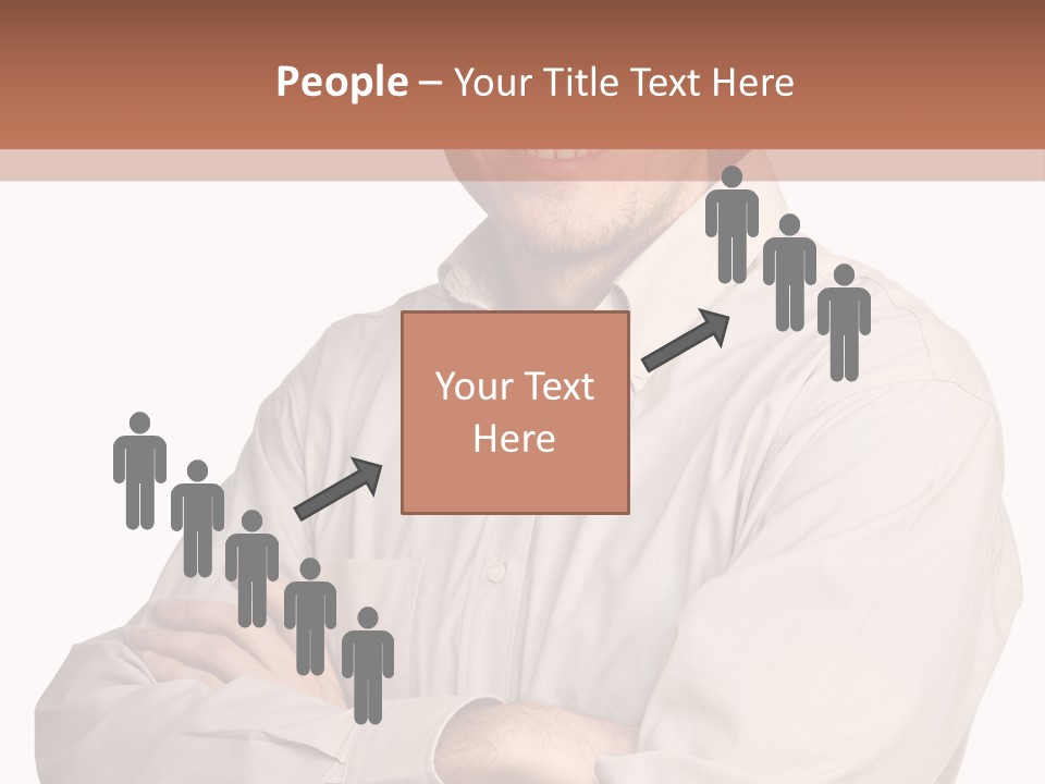 A Man In A Hat Is Standing With His Arms Crossed PowerPoint Template