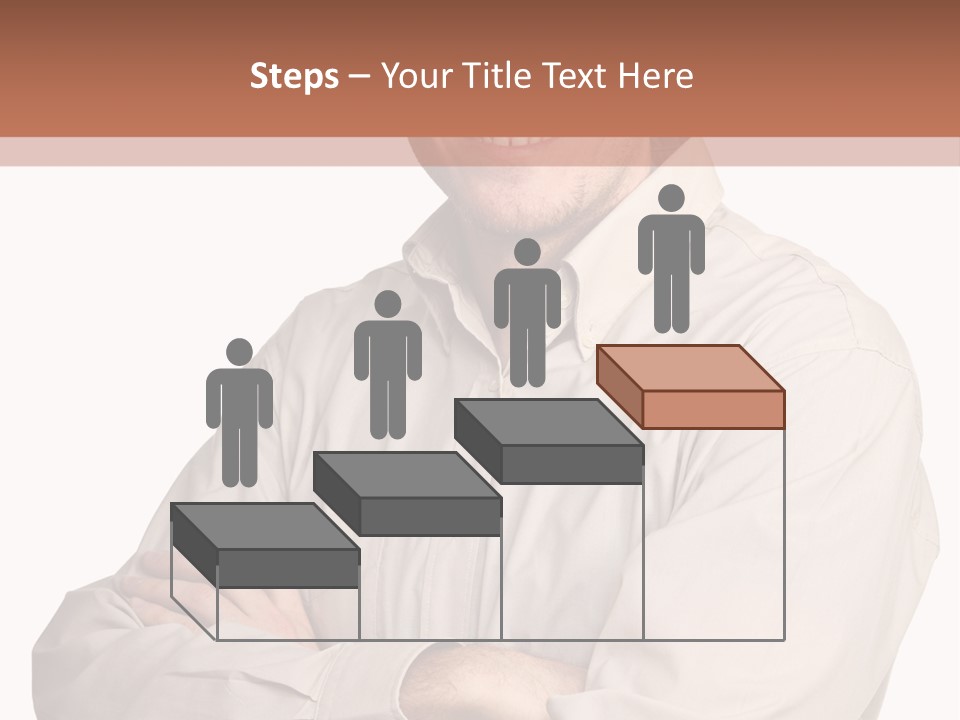 A Man In A Hat Is Standing With His Arms Crossed PowerPoint Template