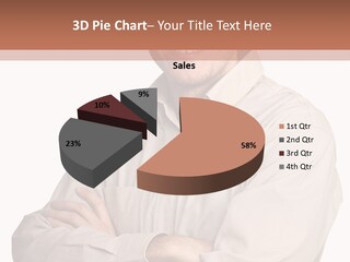 A Man In A Hat Is Standing With His Arms Crossed PowerPoint Template