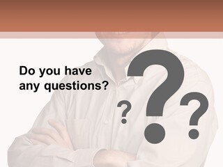 A Man In A Hat Is Standing With His Arms Crossed PowerPoint Template