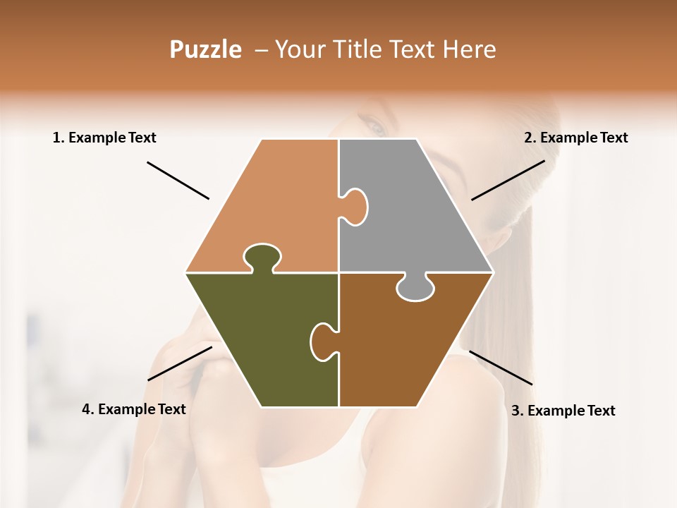 A Beautiful Woman Holding A Pill Pill Powerpoint Presentation Template PowerPoint Template