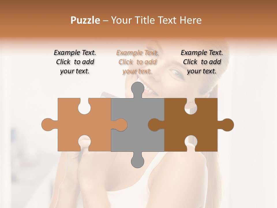 A Beautiful Woman Holding A Pill Pill Powerpoint Presentation Template PowerPoint Template