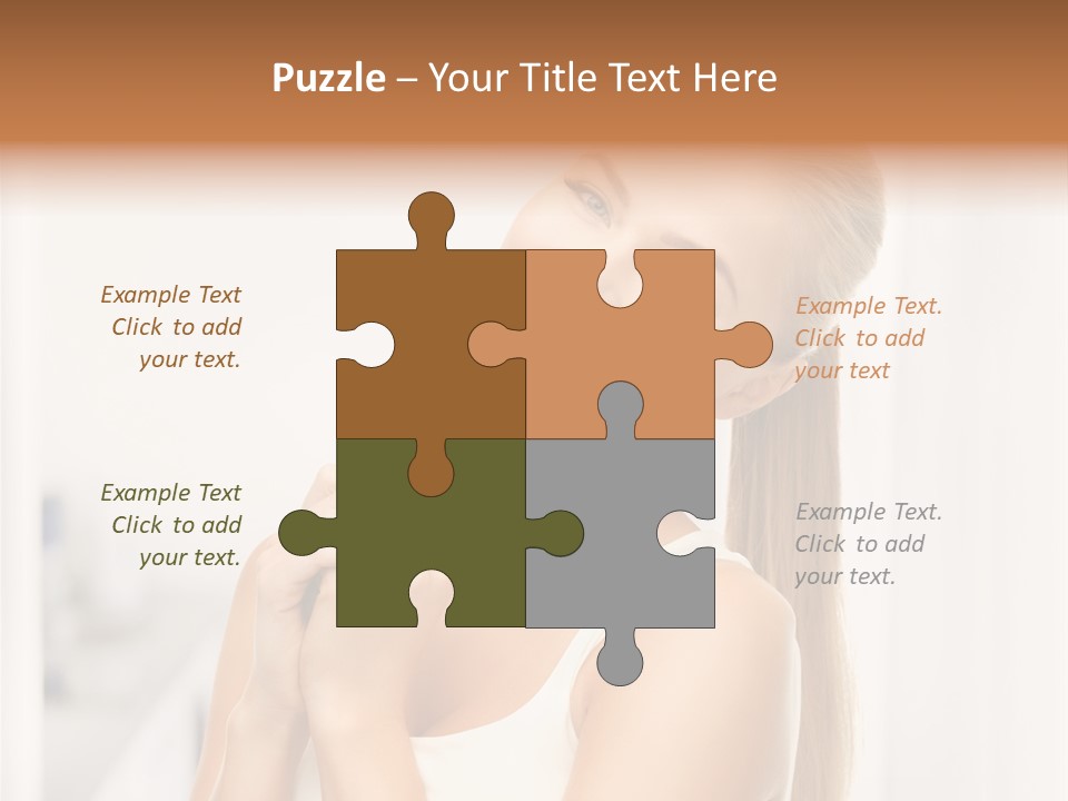 A Beautiful Woman Holding A Pill Pill Powerpoint Presentation Template PowerPoint Template