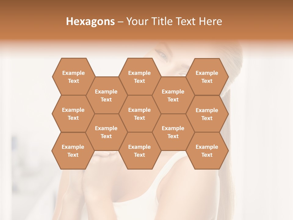 A Beautiful Woman Holding A Pill Pill Powerpoint Presentation Template PowerPoint Template