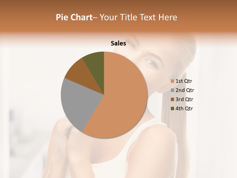 A Beautiful Woman Holding A Pill Pill Powerpoint Presentation Template PowerPoint Template