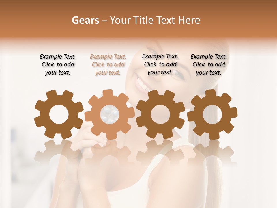 A Beautiful Woman Holding A Pill Pill Powerpoint Presentation Template PowerPoint Template