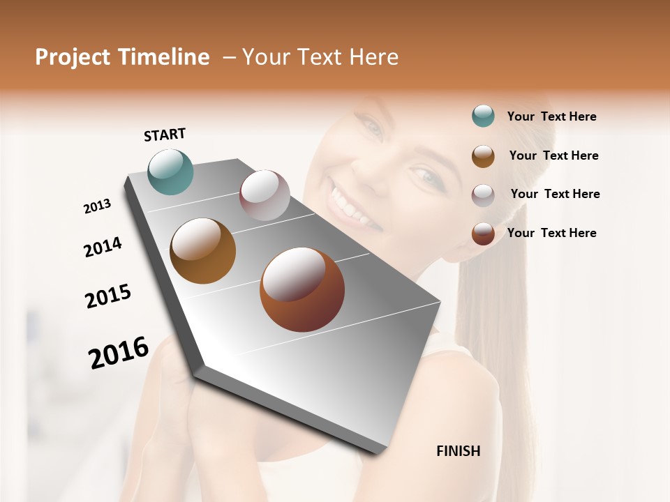 A Beautiful Woman Holding A Pill Pill Powerpoint Presentation Template PowerPoint Template