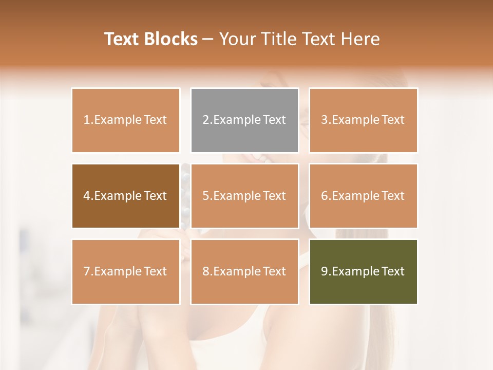 A Beautiful Woman Holding A Pill Pill Powerpoint Presentation Template PowerPoint Template