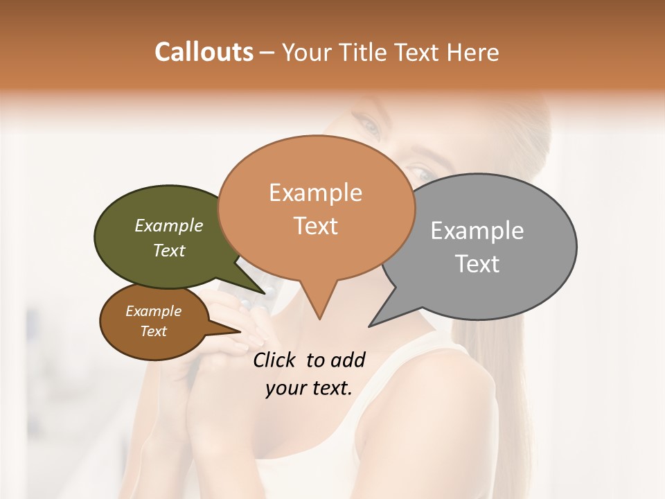 A Beautiful Woman Holding A Pill Pill Powerpoint Presentation Template PowerPoint Template