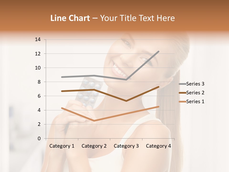 A Beautiful Woman Holding A Pill Pill Powerpoint Presentation Template PowerPoint Template