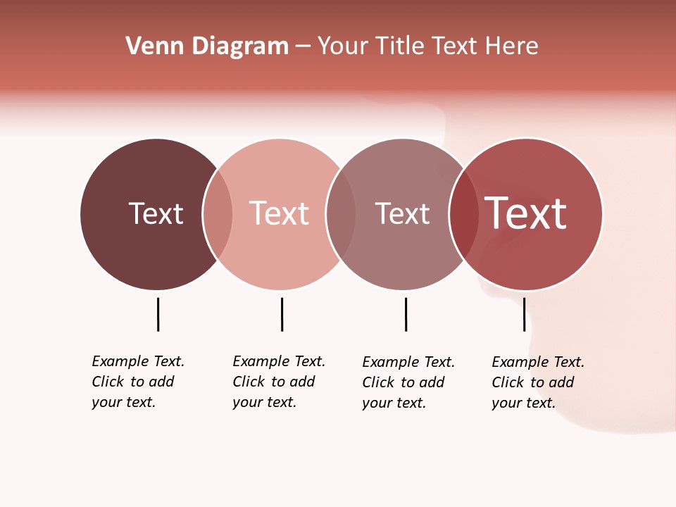 A Woman With Her Mouth Open And Tongue Out PowerPoint Template