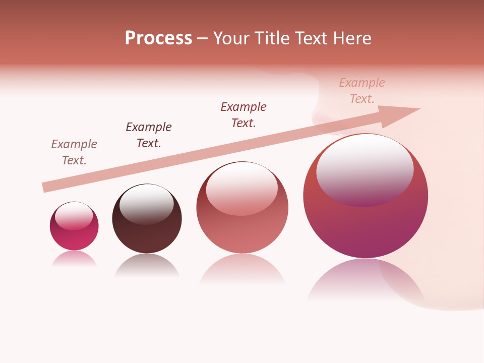 A Woman With Her Mouth Open And Tongue Out PowerPoint Template