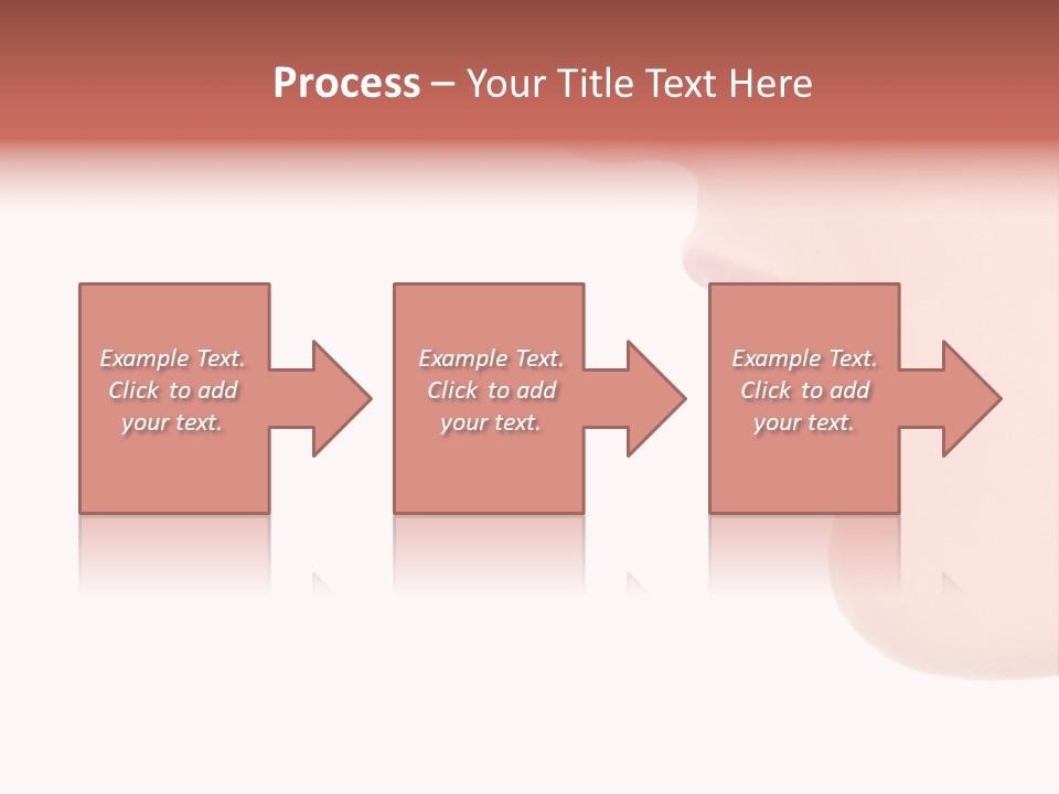 A Woman With Her Mouth Open And Tongue Out PowerPoint Template