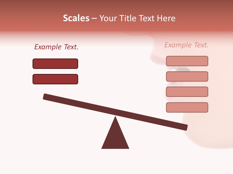 A Woman With Her Mouth Open And Tongue Out PowerPoint Template