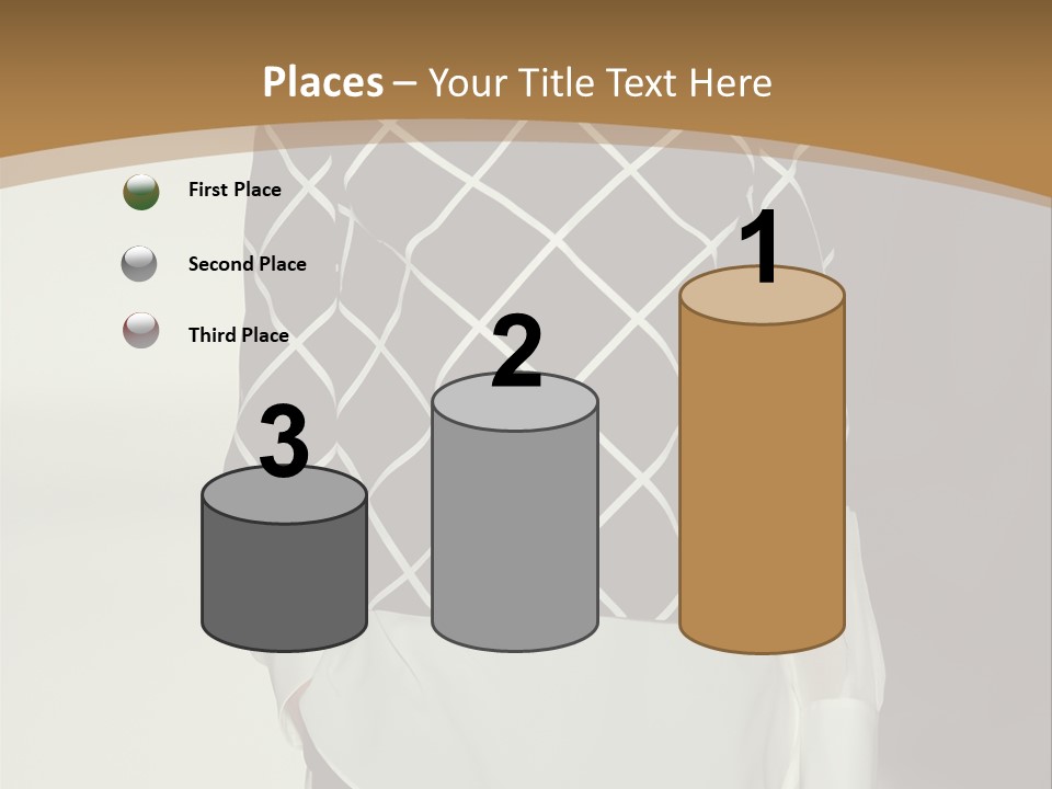 A Woman In A Black And White Sweater On A Runway PowerPoint Template