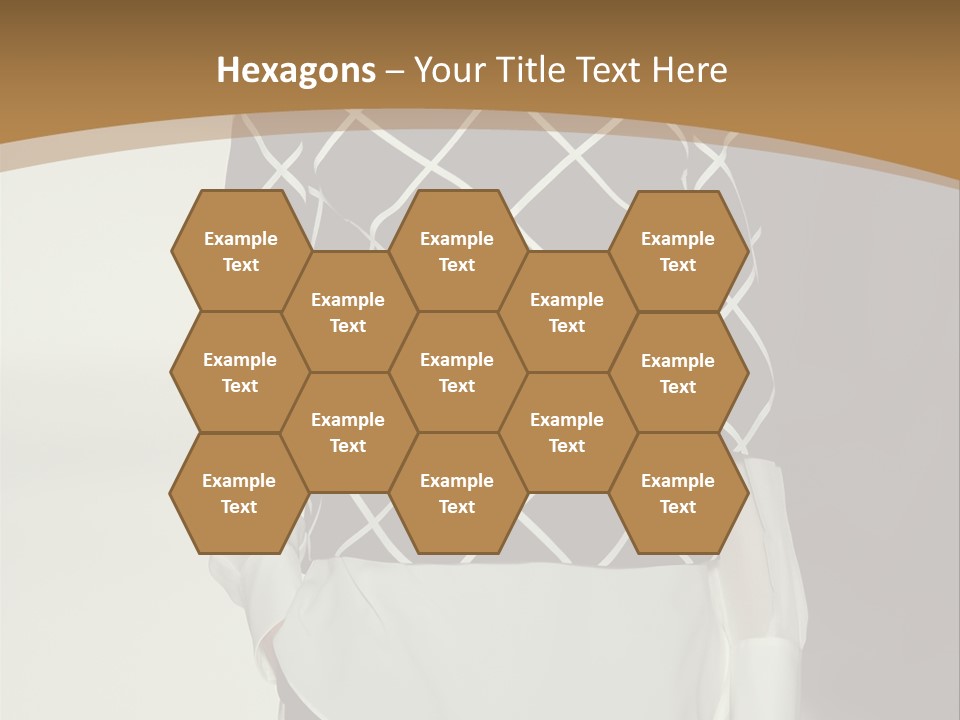 A Woman In A Black And White Sweater On A Runway PowerPoint Template