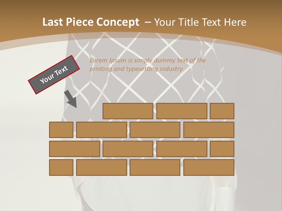 A Woman In A Black And White Sweater On A Runway PowerPoint Template