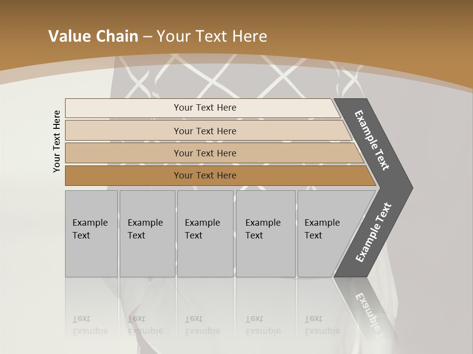 A Woman In A Black And White Sweater On A Runway PowerPoint Template