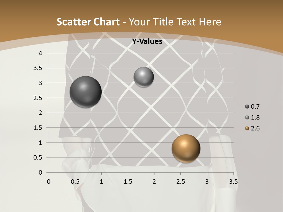 A Woman In A Black And White Sweater On A Runway PowerPoint Template