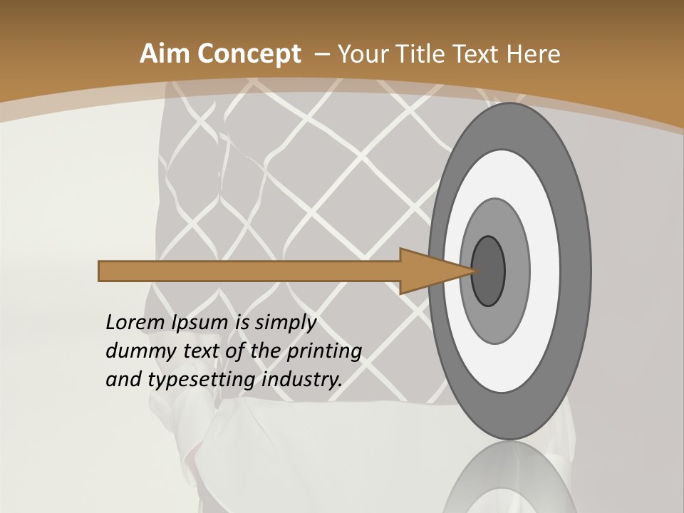 A Woman In A Black And White Sweater On A Runway PowerPoint Template