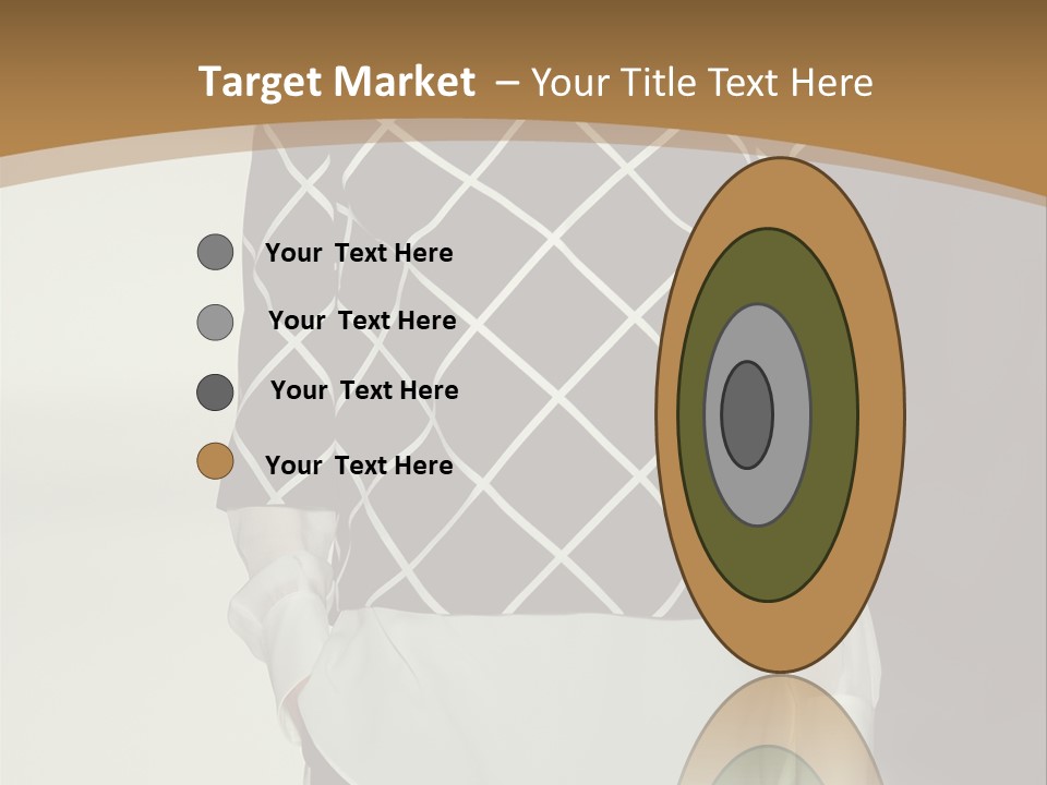 A Woman In A Black And White Sweater On A Runway PowerPoint Template