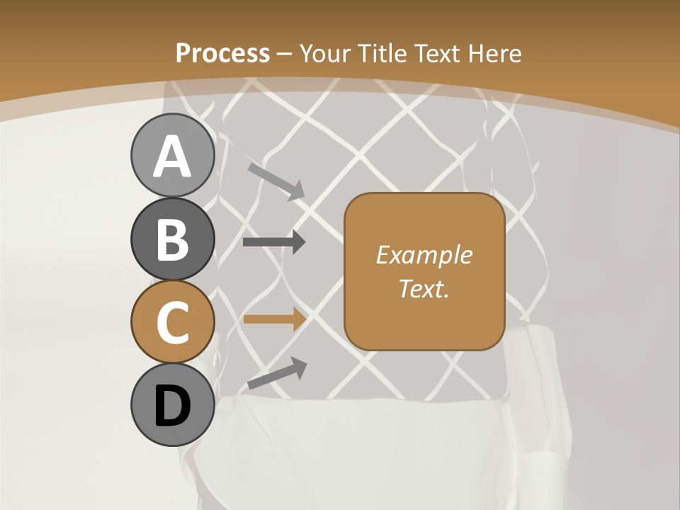 A Woman In A Black And White Sweater On A Runway PowerPoint Template