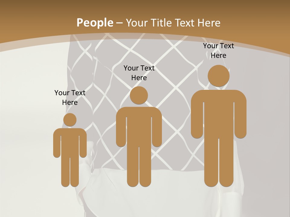 A Woman In A Black And White Sweater On A Runway PowerPoint Template