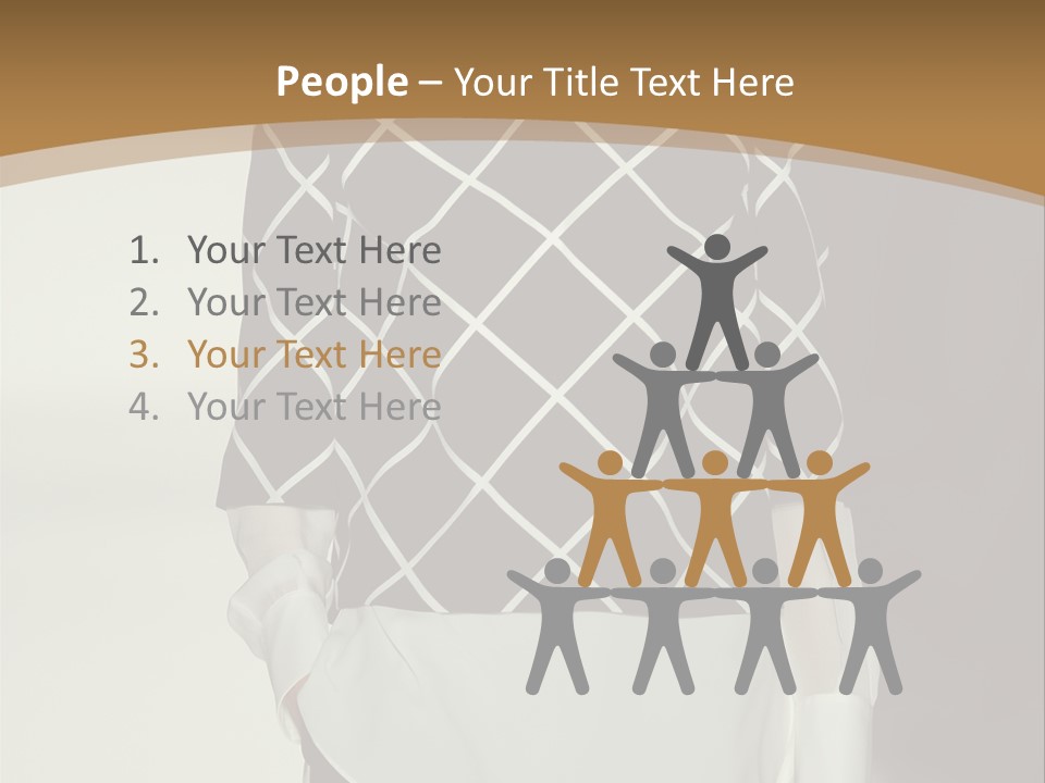 A Woman In A Black And White Sweater On A Runway PowerPoint Template