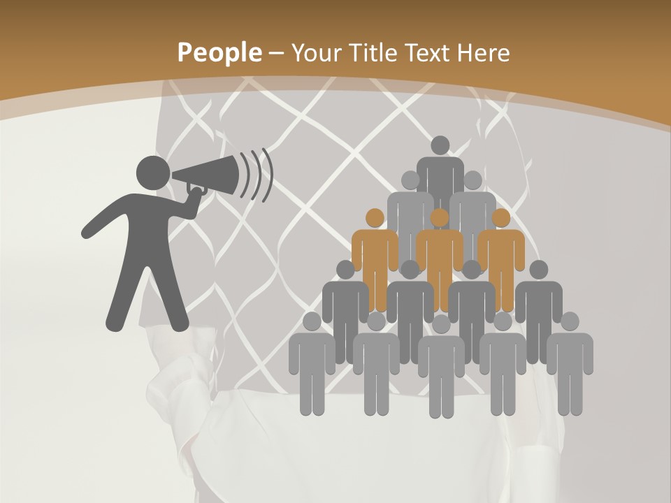 A Woman In A Black And White Sweater On A Runway PowerPoint Template