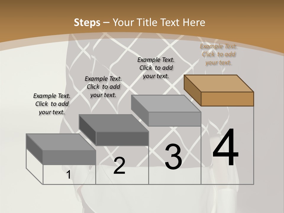 A Woman In A Black And White Sweater On A Runway PowerPoint Template