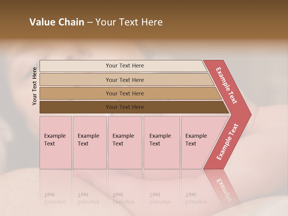 A Woman Holding A Sleeping Baby In Her Arms PowerPoint Template