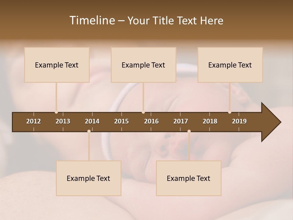 A Woman Holding A Sleeping Baby In Her Arms PowerPoint Template