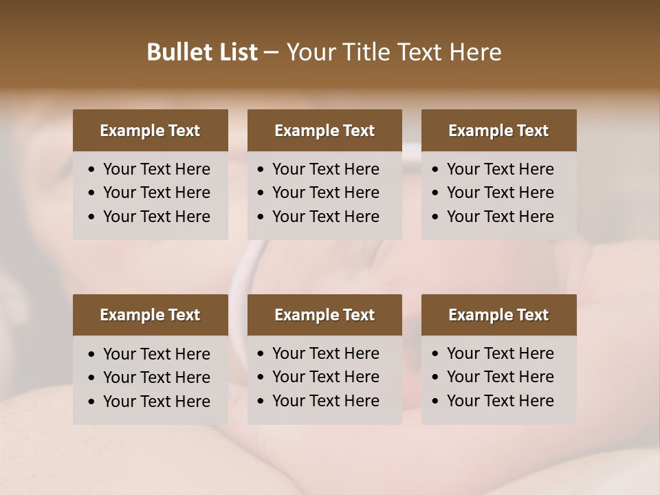 A Woman Holding A Sleeping Baby In Her Arms PowerPoint Template