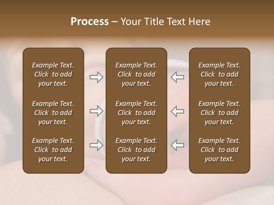 A Woman Holding A Sleeping Baby In Her Arms PowerPoint Template