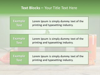 A Table Topped With Glasses Of Juice And Vegetables PowerPoint Template