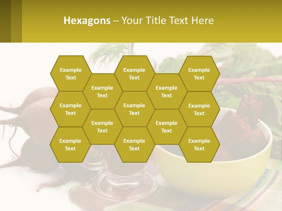 A Bowl Of Beets Next To A Glass Of Beet Juice PowerPoint Template