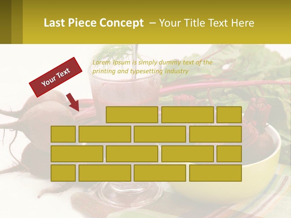 A Bowl Of Beets Next To A Glass Of Beet Juice PowerPoint Template