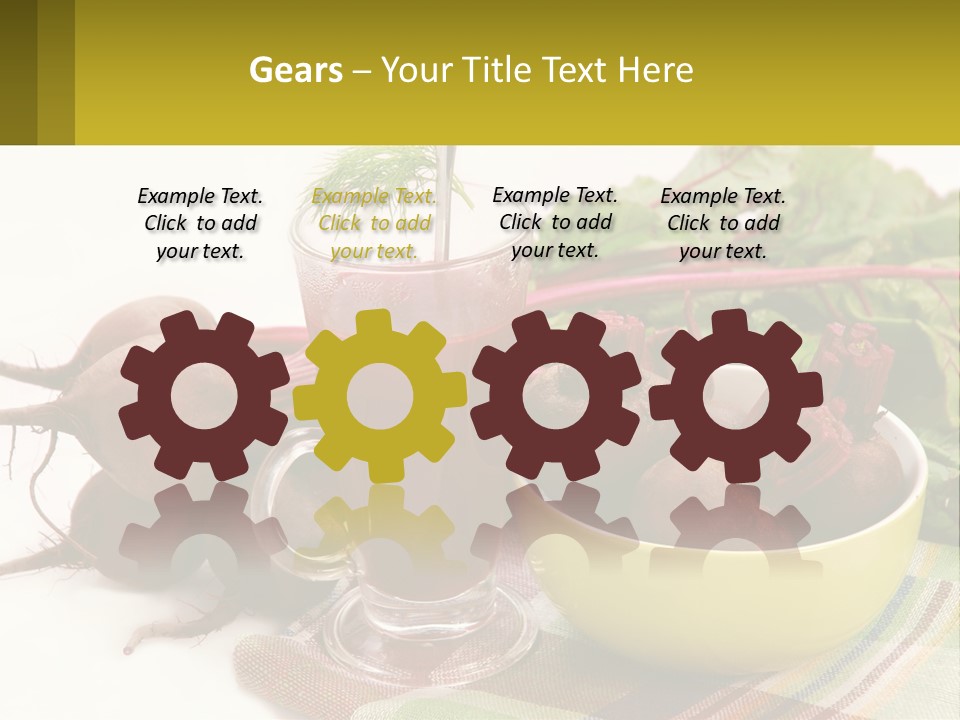 A Bowl Of Beets Next To A Glass Of Beet Juice PowerPoint Template