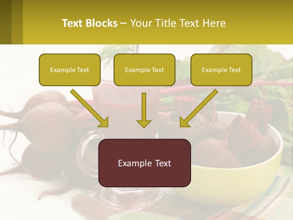 A Bowl Of Beets Next To A Glass Of Beet Juice PowerPoint Template