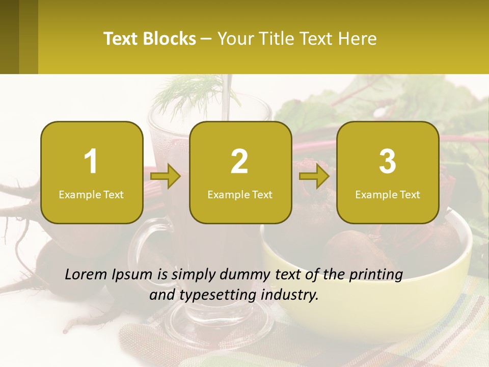 A Bowl Of Beets Next To A Glass Of Beet Juice PowerPoint Template