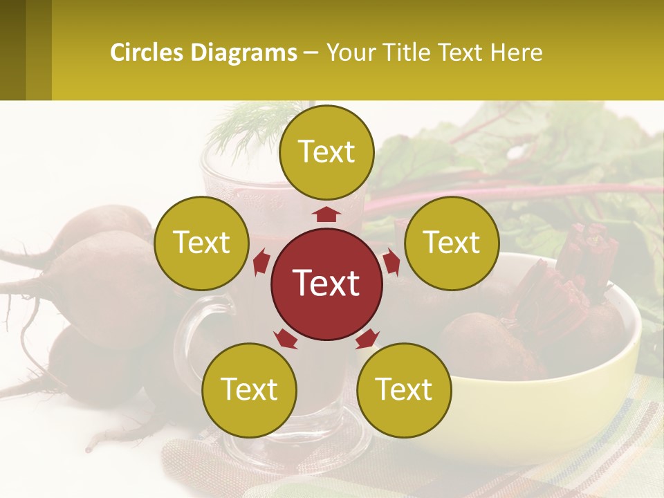 A Bowl Of Beets Next To A Glass Of Beet Juice PowerPoint Template