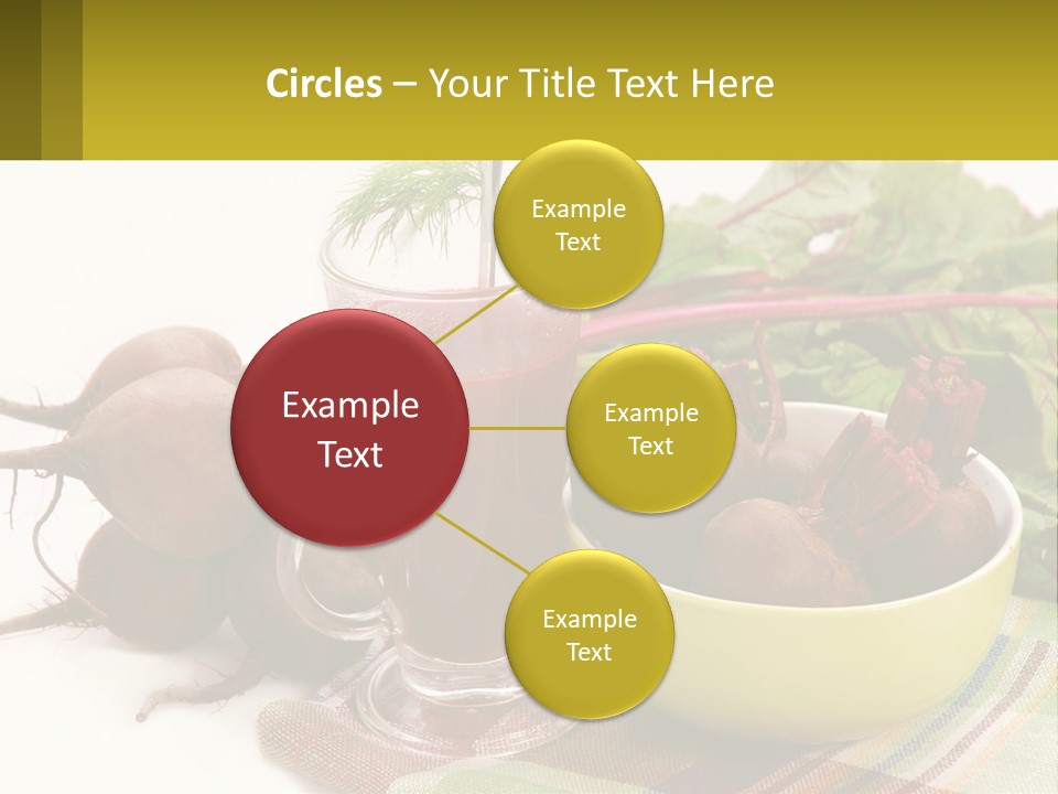 A Bowl Of Beets Next To A Glass Of Beet Juice PowerPoint Template