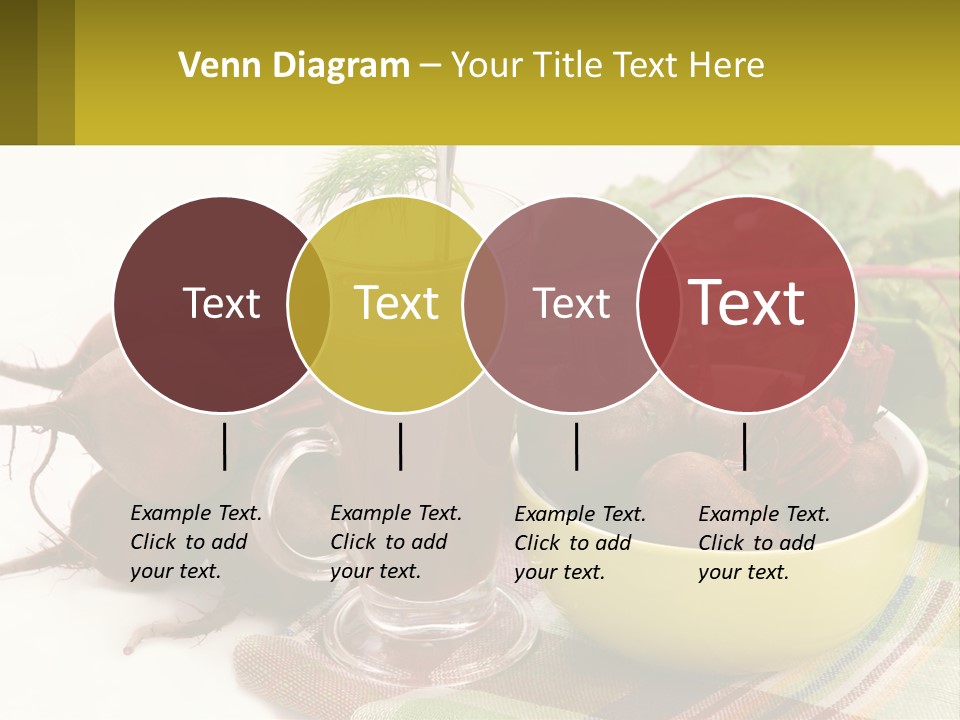A Bowl Of Beets Next To A Glass Of Beet Juice PowerPoint Template