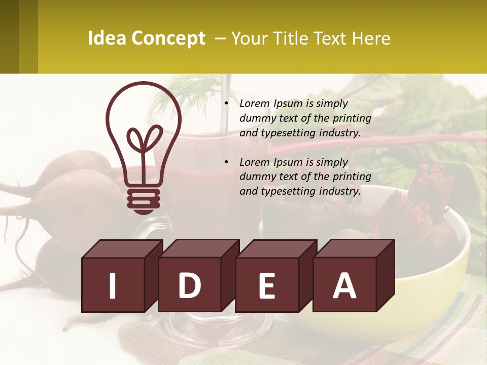 A Bowl Of Beets Next To A Glass Of Beet Juice PowerPoint Template