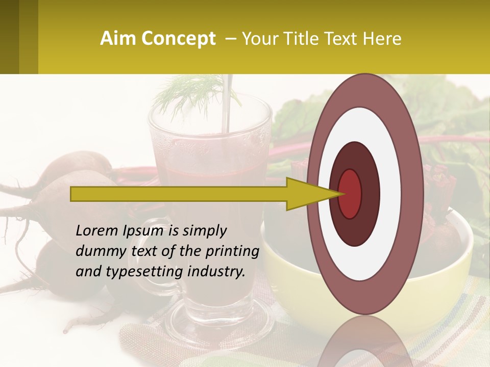 A Bowl Of Beets Next To A Glass Of Beet Juice PowerPoint Template